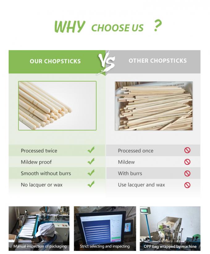 Les baguettes rondes de Tensoge Les baguettes à emporter Panda Emballage alimentaire Ramen Sushi Restaurant Bambous 12