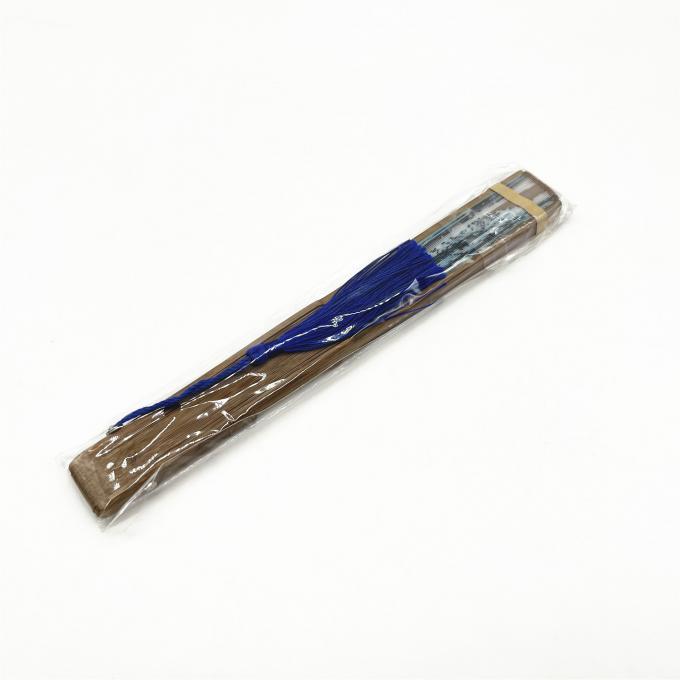 13 pouces Logo personnalisé Ventilateur à main pliable à claque Grand ventilateur à main pliable en bambou Ventilateur à main vide Ventilateur à sublimation à claque pour mariage et danse 7