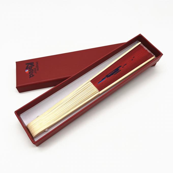 13 pouces Logo personnalisé Ventilateur à main pliable à claque Grand ventilateur à main pliable en bambou Ventilateur à main vide Ventilateur à sublimation à claque pour mariage et danse 9