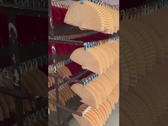 Ventilateurs à double face personnalisés en bambou