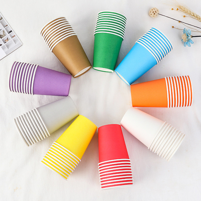 Custom Logo 10 Oz Capacity Paper Cup Food Grade Paper Eco Friendly