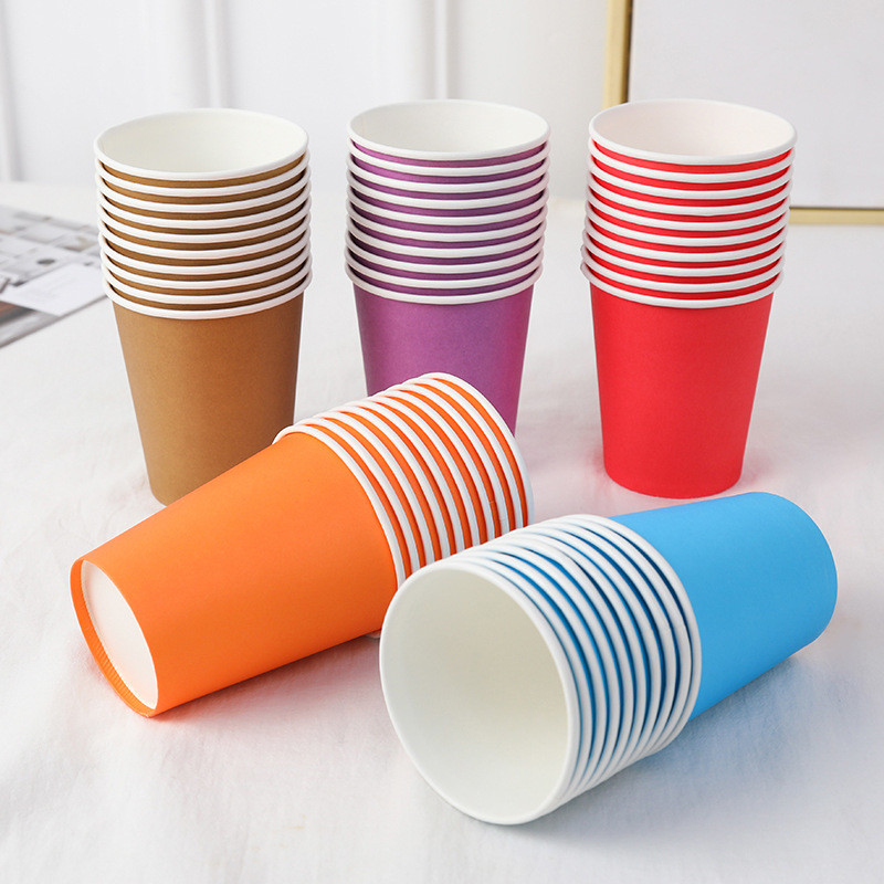 Custom Logo 10 Oz Capacity Paper Cup Food Grade Paper Eco Friendly
