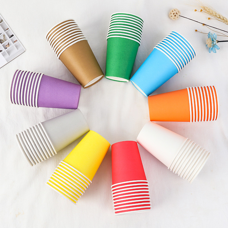 Custom Logo 10 Oz Capacity Paper Cup Food Grade Paper Eco Friendly