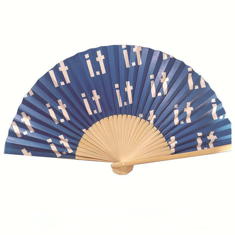 Customized Logo Bamboo Hand Fans for Wedding Personalized Plastic Folding Fan