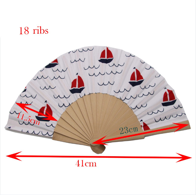 Customized Logo Bamboo Hand Fans for Wedding Personalized Plastic Folding Fan