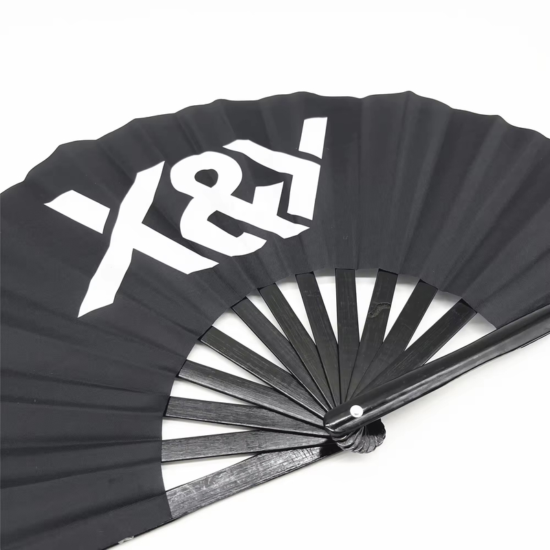 Japanese Custom Printed Logo Wedding Hand Fans Handmade Bamboo Fan