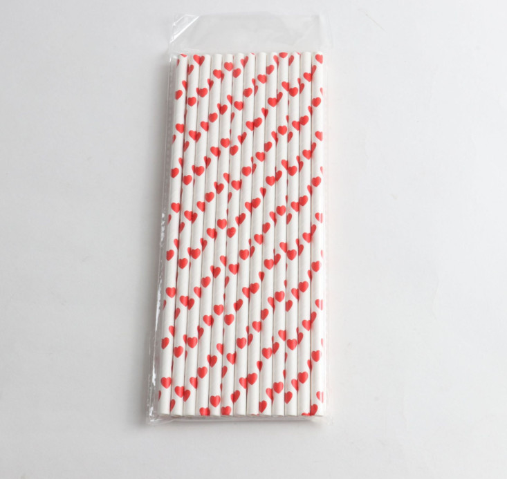Black Stripe Jumbo Paper Straws Eco Friendly and Disposable for Bubble Tea Drinking