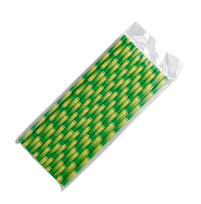 Customized Colorful Paper Drinking Straw Made from Bagasse for Eco-Friendly Drinks
