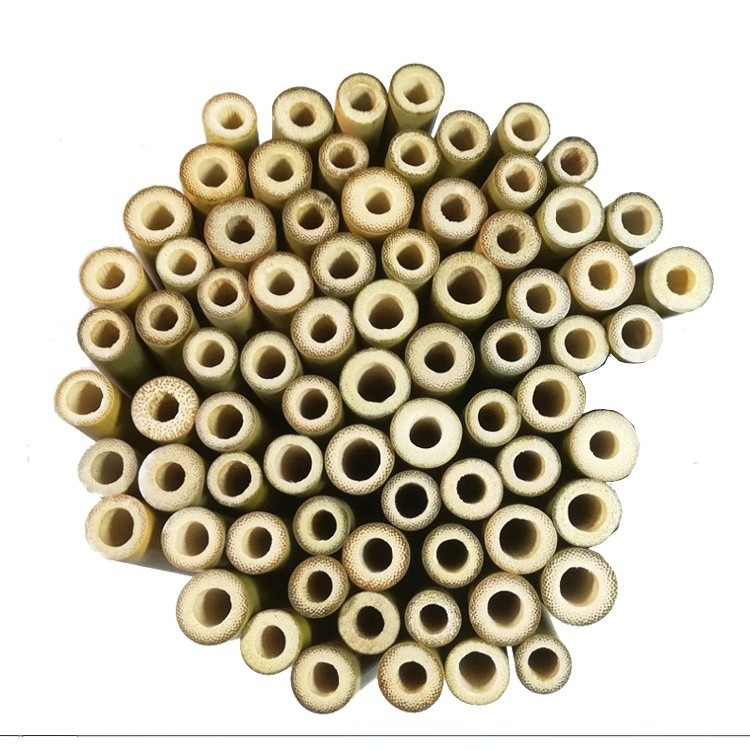 Nature Bamboo Eco-Friendly Bamboo Straws Custom Logo Drinking Straw