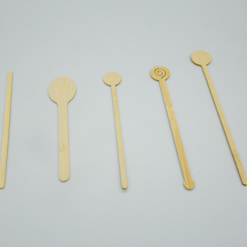 Custom bamboo wooden coffee stirrers pack of 500 1000