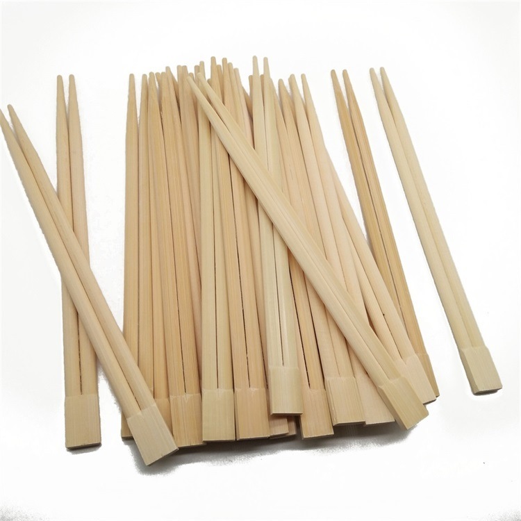 Disposable Bamboo Chopsticks 21cm 23cm 24cm Length Eco-Friendly Custom Logo Chinese Chopsticks