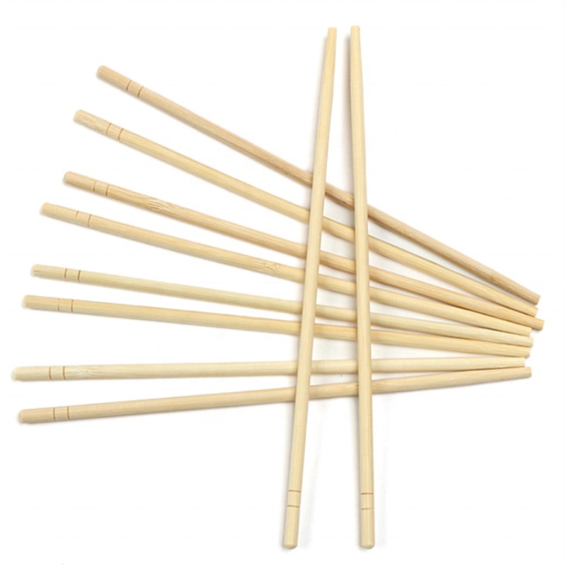 Disposable Bamboo Chopsticks 100prs/bag with 4.0-5.0mm Thickness and 180-230mm Length for Eco-Friendly Dining