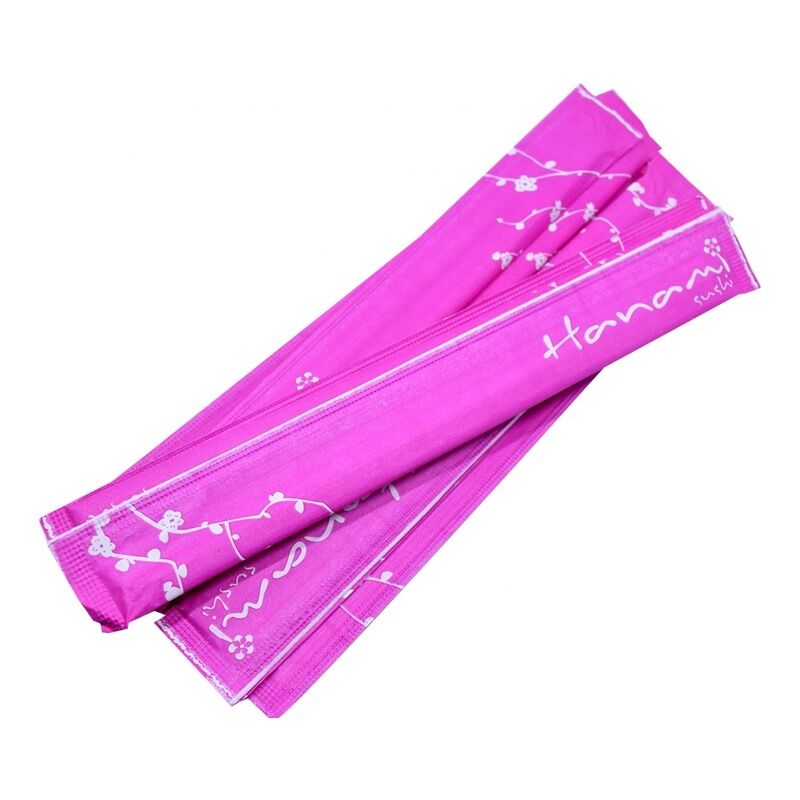 Eco-Friendly Custom Logo Disposable Bamboo Chopsticks OPP Packed for Restaurant and Takeaway