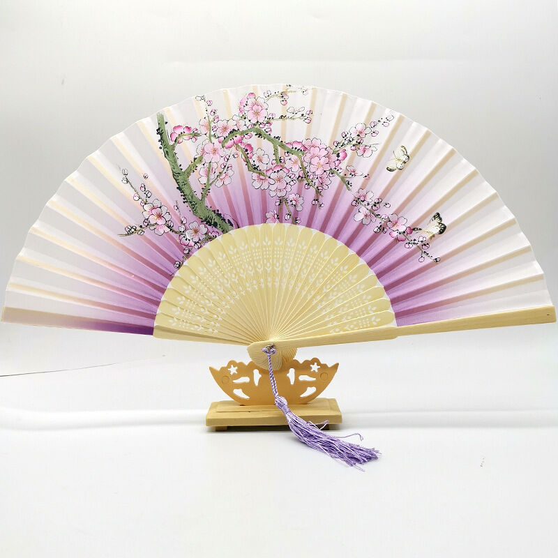 21cm Personalized Custom Hand Fan with Customized Name for Wedding Gift