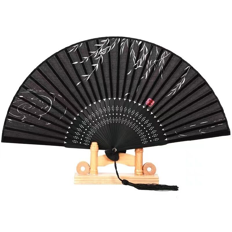 Eco-Friendly 8 inch /21*38cm Bamboo Hand Fan for Wedding Favors - Custom Hand Fan