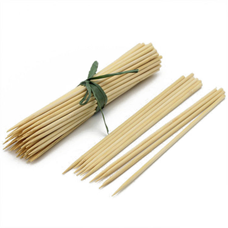 Versatile Bamboo Skewers 6.0mm Diameter 18cm Length Ideal for Appetizers and Desserts