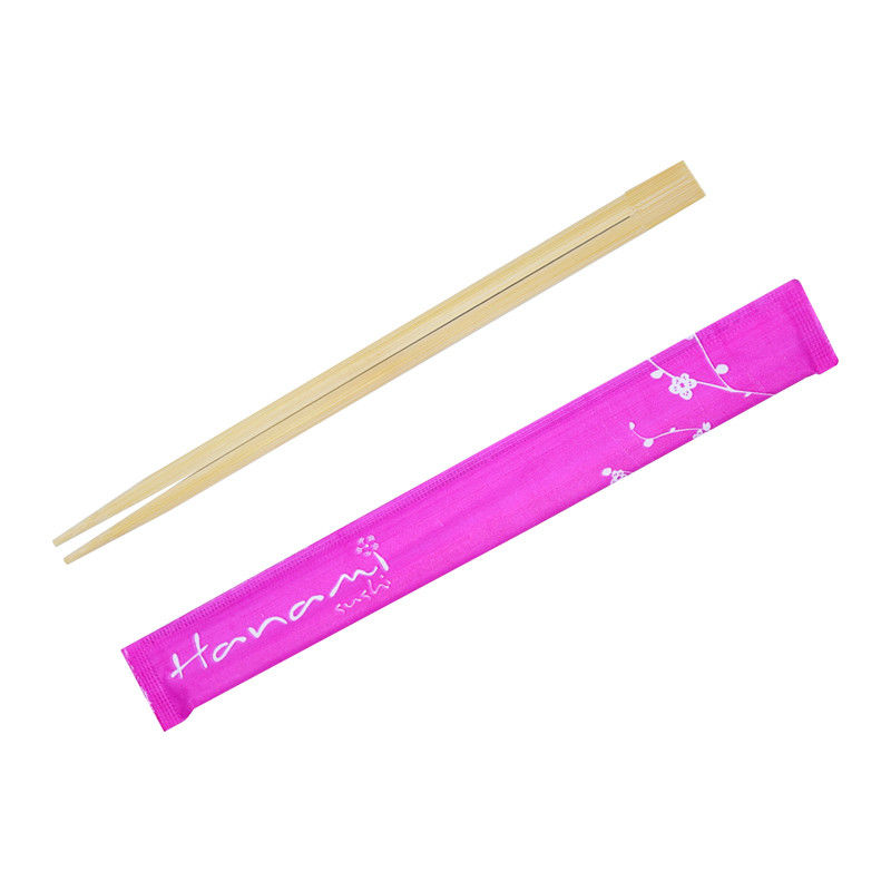 Different Color Package Paper Wrapped Restaurant Bamboo Chopsticks