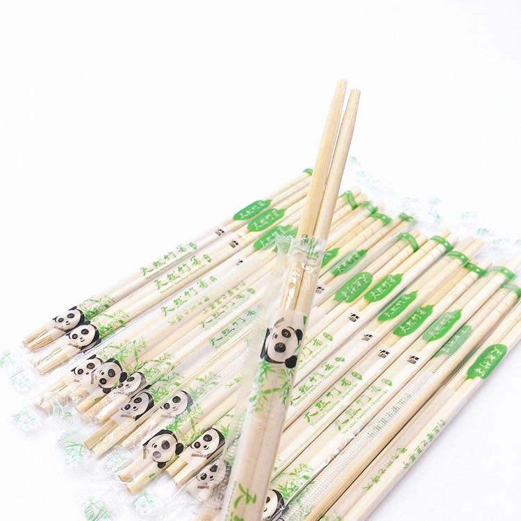 20cm 23cm Personalized Chopsticks Bamboo Plastic Bag Packing Chopsticks