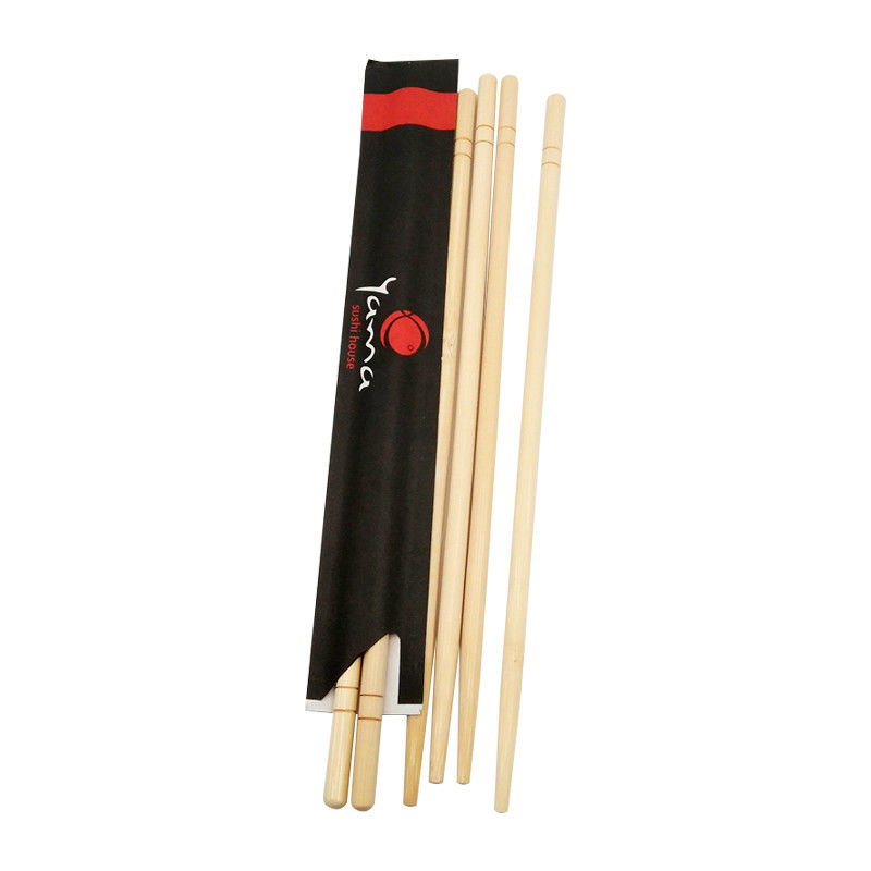 Custom Chopstick Sleeves Japanese Bamboo Chopsticks Wrapper Printing