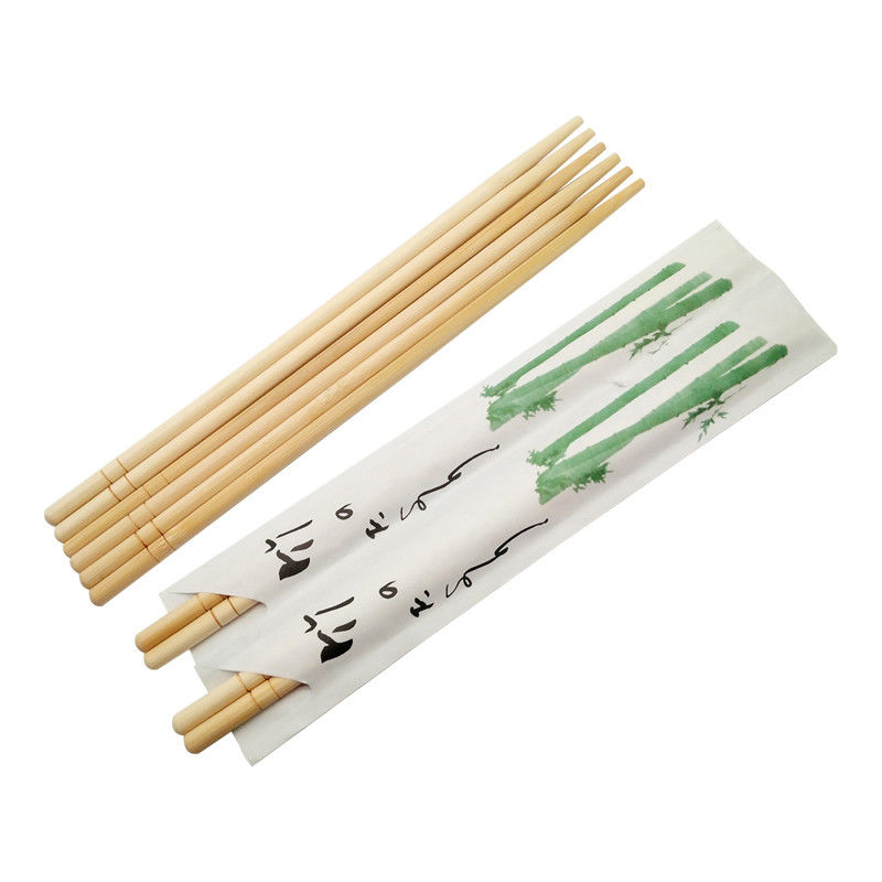 Natural Bamboo Color Chopsticks for Japanese/Korean/Russian Noodles Treatment Polished
