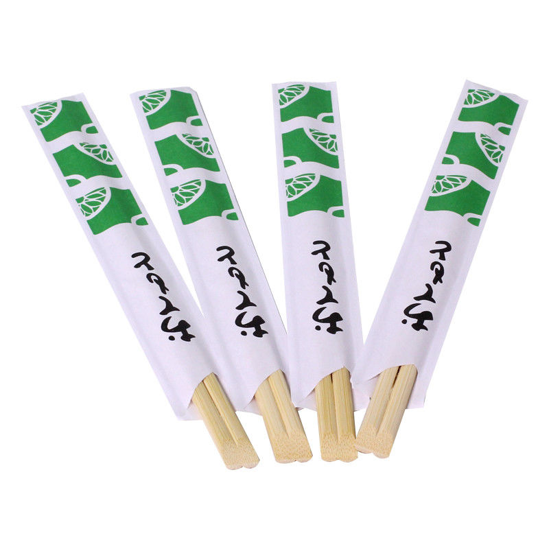 Recyclable tableware flatware set china natural long disposable bamboo chopsticks customized chopsticks cutlery set