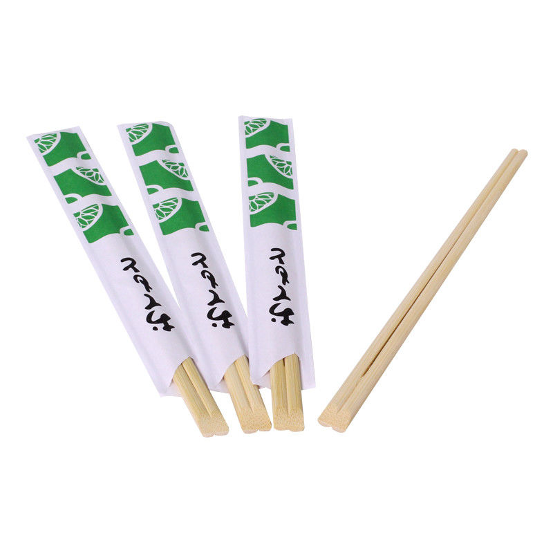 Recyclable tableware flatware set china natural long disposable bamboo chopsticks customized chopsticks cutlery set