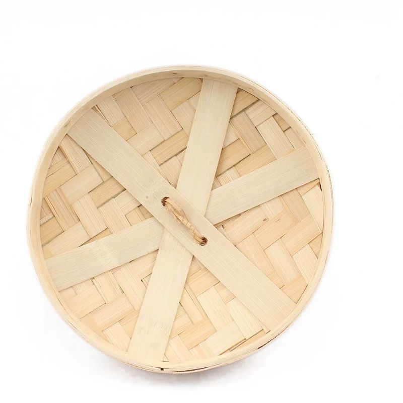 10 inch Handmade Bamboo Steamer Customized Logo Acceptable from Vietnam