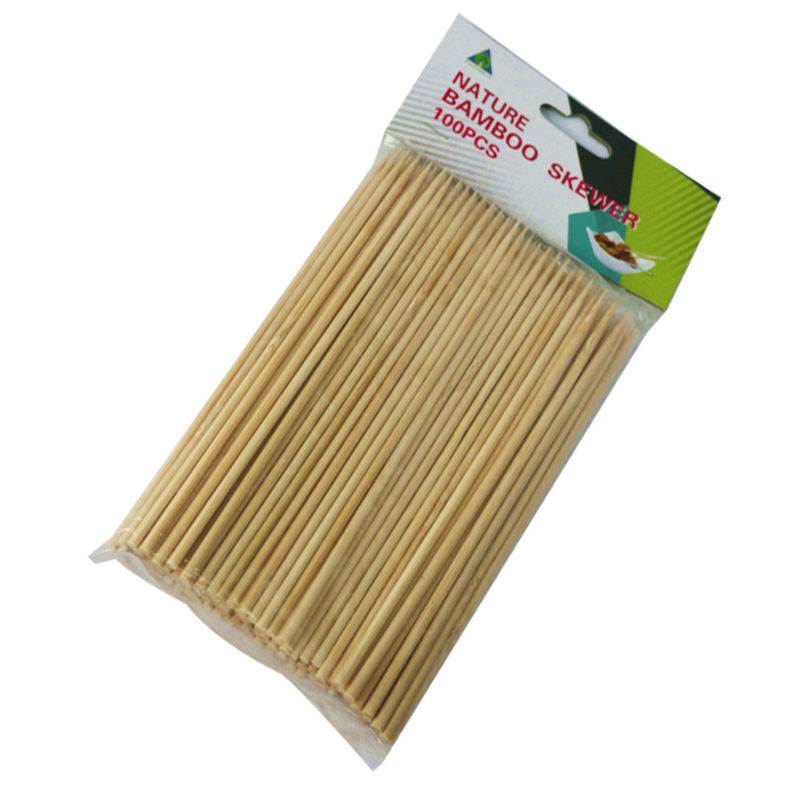 Disposable Skewers AA Grade Natural Rattan Bamboo Stick Wholesaler for Barbecue Tool