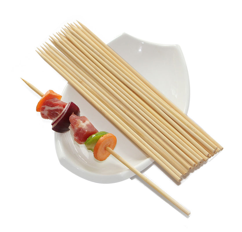 Disposable Skewers AA Grade Natural Rattan Bamboo Stick Wholesaler for Barbecue Tool