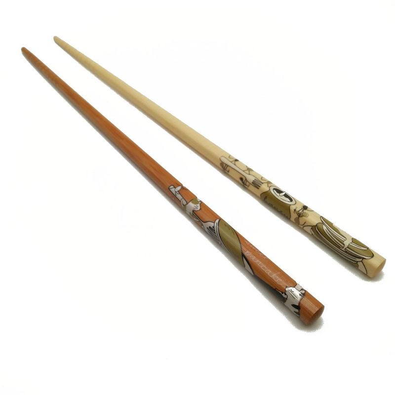 Hotel Carbonized Reusable Bamboo Chopsticks Chinese Custom Logo
