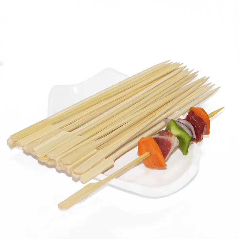 Natural Bamboo Skewers Grill Skewers Kabob Skewers Bamboo Paddle Skewers