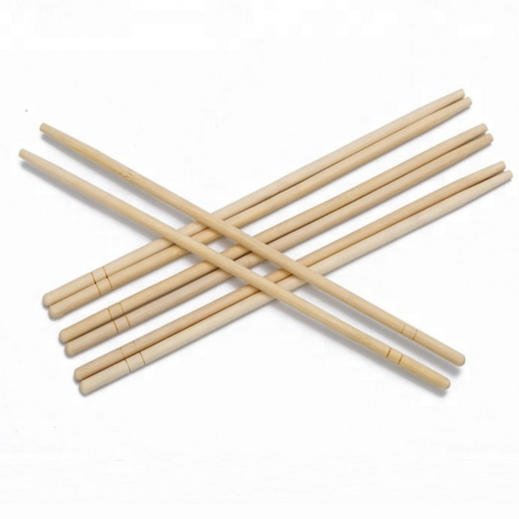 Grade A AB 8" 9" Disposable Bamboo Chopsticks Round Bamboo Chopsticks