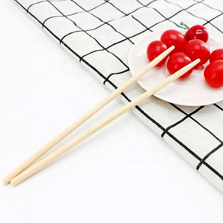 Paper Wrapped Round Bamboo Chopsticks For Restaurant