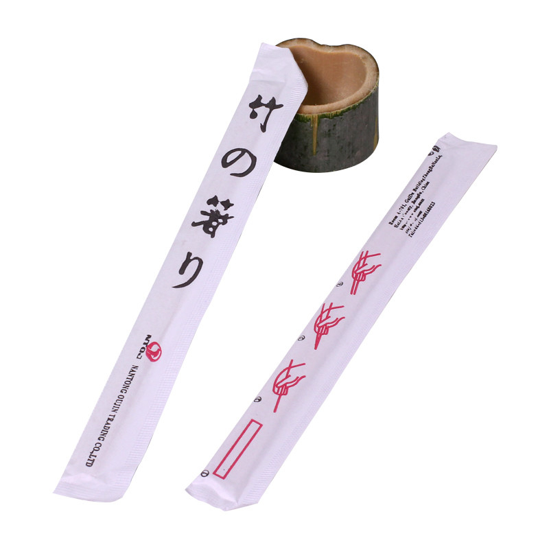 Hot sale Customized Natural Sushi Chop Sticks Panda Cutlery Set dishwasher safe bamboo Chopsticks