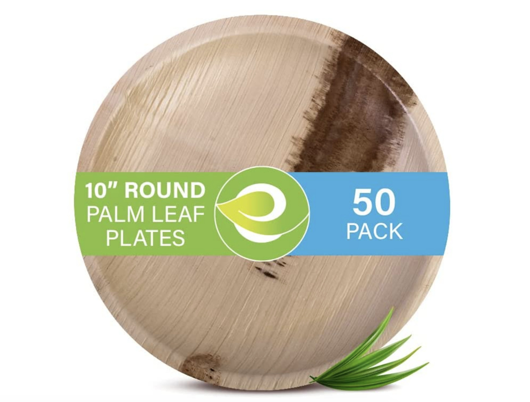 Compostable Areca Palm Leaf Plates For Take Away