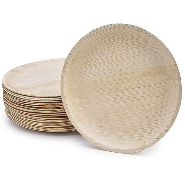 Compostable Areca Palm Leaf Plates For Take Away