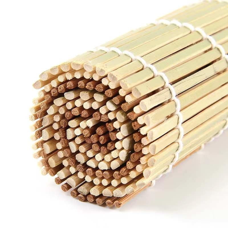Best Selling Bulk Natural Bamboo Sushi Rolling Mat Hasegawa Roll OPP Packaging Mats for Party Sushi Roll Maker