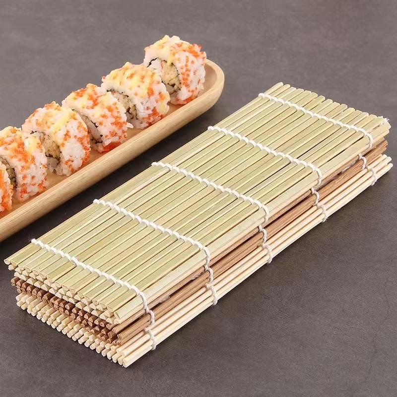 Reusable Sushi Maker Biodegradable and Easy to Bamboo Rolling Mat with 5.5mm Diameter