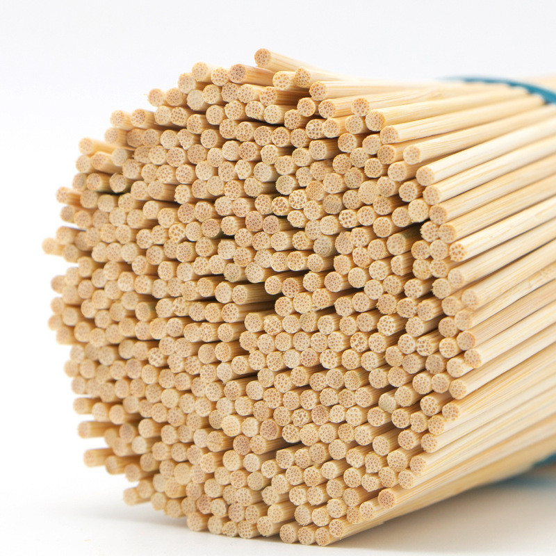 Wholesale Sharp Bamboo Skewers Disposable Sticks for BBQ Hot-pot Outdoor Camping Barbecue Accessories