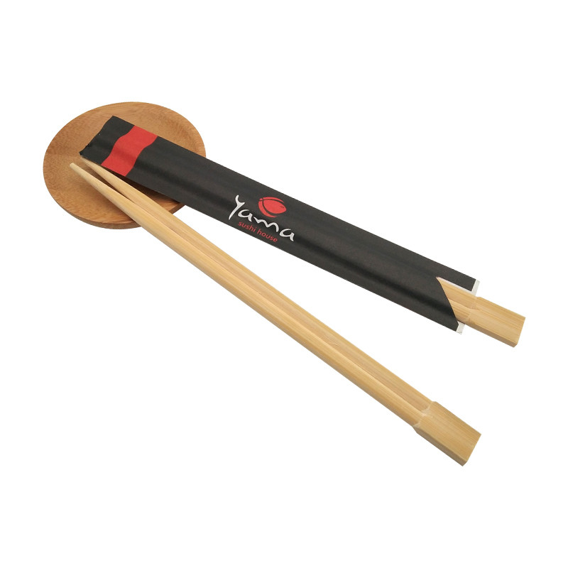 Personalized disposable chopstick cover with half paper sleeve