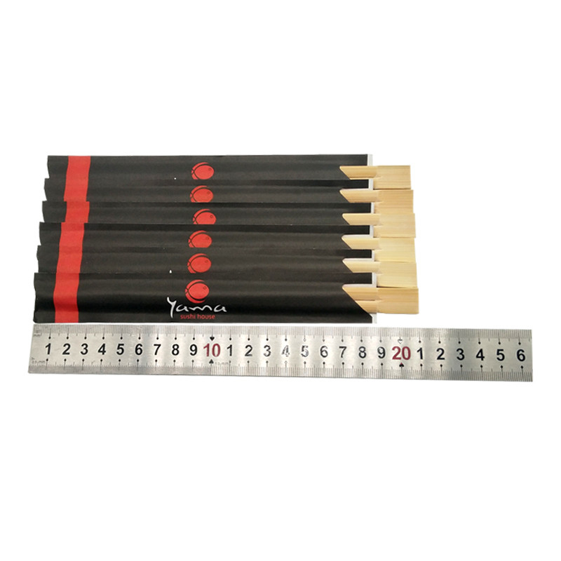 Personalized disposable chopstick cover with half paper sleeve